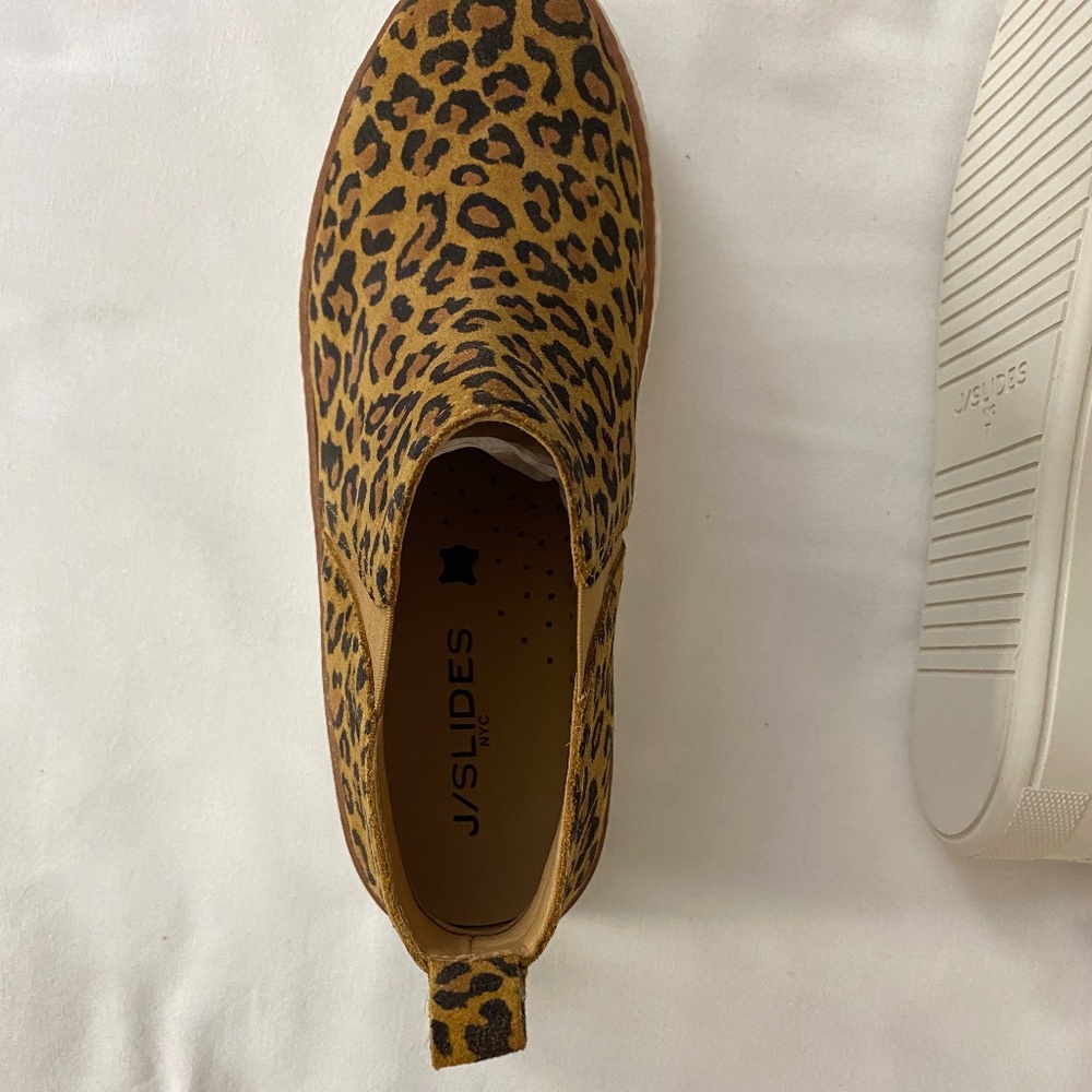 NWT J/SLIDES NYC Mika Suede and Nubuck Platform Sneaker - 7M - Picture 12 of 12
